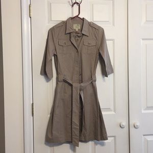 Misses khaki dress